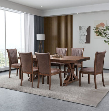 Rectangular Rubber Wood Dining Table